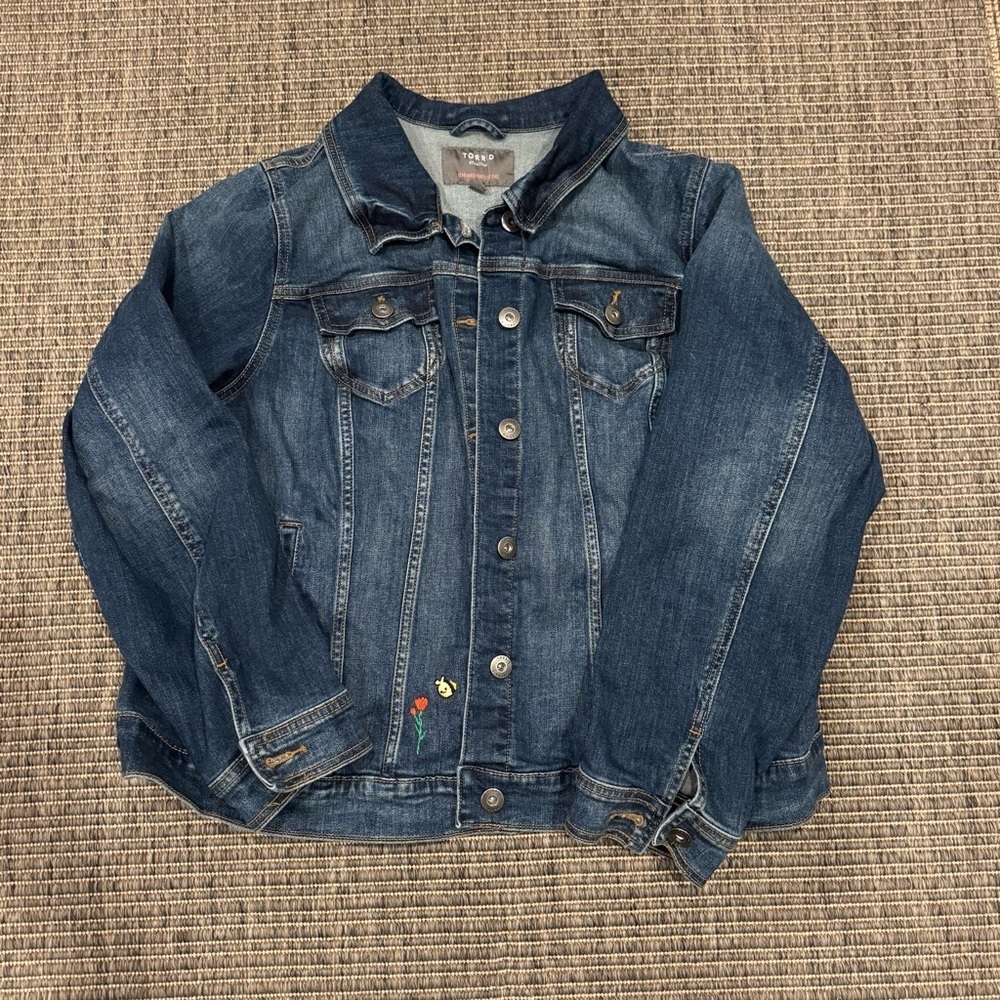Torrid Indigo Blue Jean Jacket